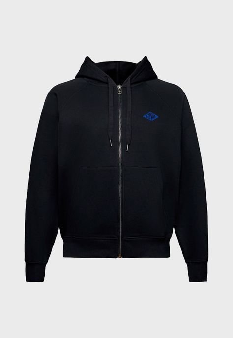 Polerón Con Capucha Bordada Con Logo Hombre Esprit-3