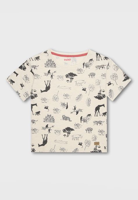 Polera Manga Corta Niño Osito POOV531BE-0