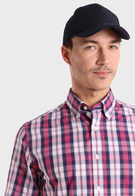 Camisa Manga Corta Escocesa Guy Laroche-2