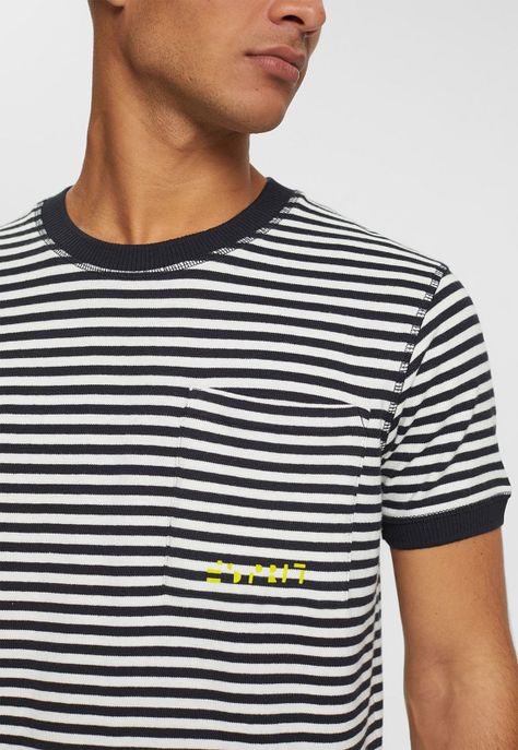 Polera Manga Corta A Rayas Hombre Esprit-2