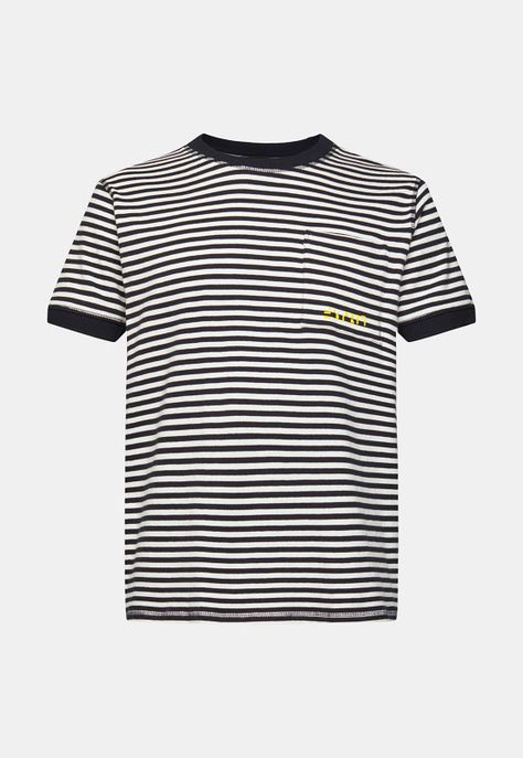 Polera Manga Corta A Rayas Hombre Esprit-3