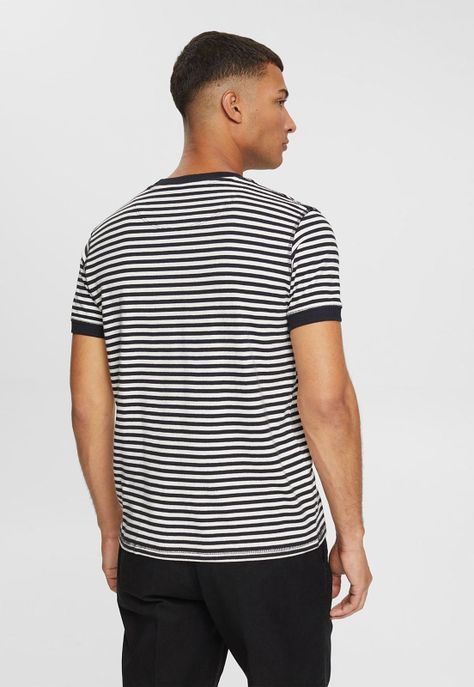Polera Manga Corta A Rayas Hombre Esprit-1