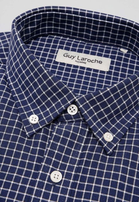 Camisa Cuadros Manga Larga Guy Laroche GLBIF52NB-4