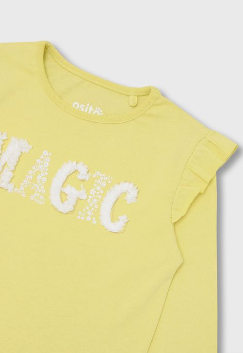 Polera Manga Larga Niña Osito OPOA655AM-2