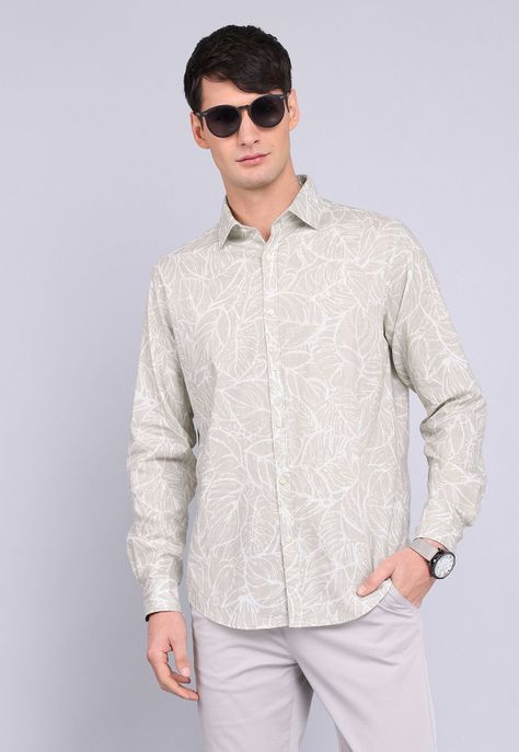 Camisa Estampada Manga Larga Guy Laroche GLBVF19AR-0