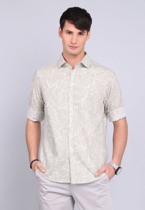 Camisa Estampada Manga Larga Guy Laroche GLBVF19AR-4