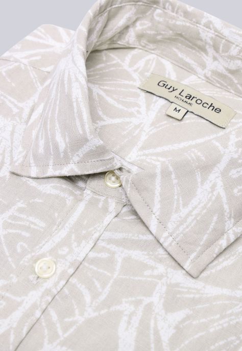 Camisa Estampada Manga Larga Guy Laroche GLBVF19AR-5