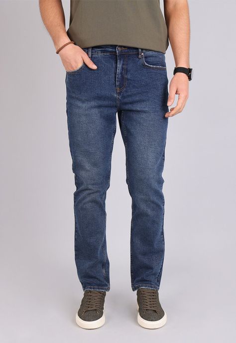Jeans Straight Fit Hombre Soviet-0