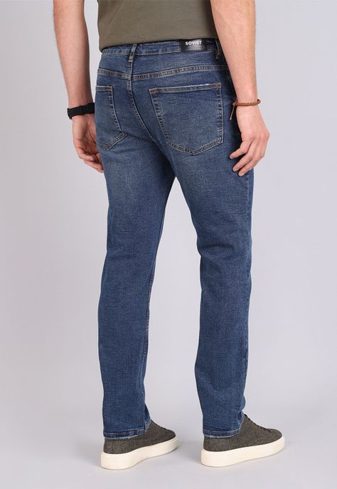 Jeans Straight Fit Hombre Soviet-1