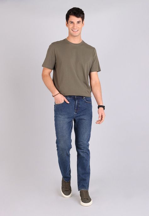 Jeans Straight Fit Hombre Soviet-3