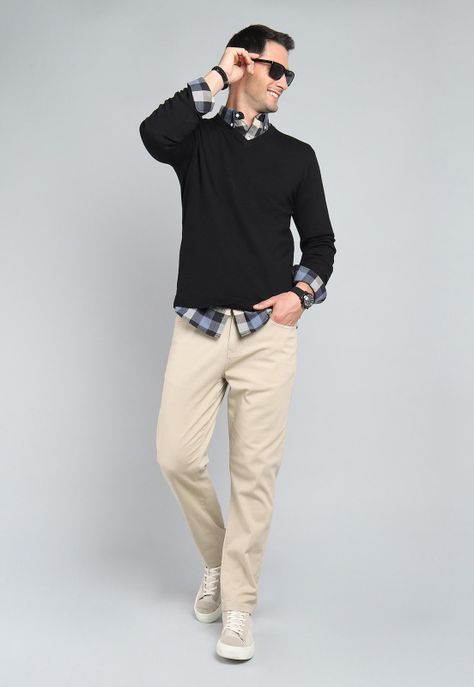 Sweater Cuello V Guy Laroche GLBII40NE-3