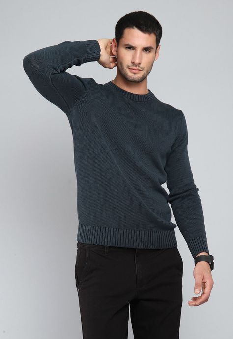 Sweater Cuello Redondo Stone Wash Soviet BISHI16AO-0