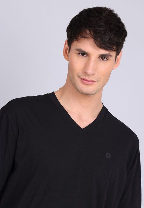 Polera Cuello V Guy Laroche GLBVK22NE-2