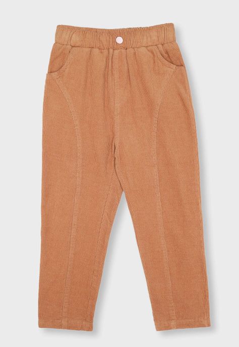 Pantalón Cotelé Forrado Niño Osito-0