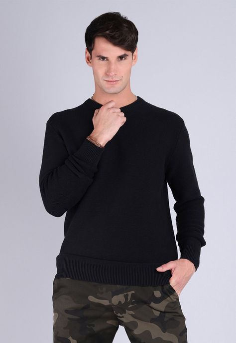 Sweater Texturado Hombre Soviet-0