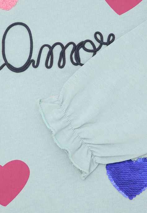 Polera Manga Larga Niña Osito OPOA657AQ-3