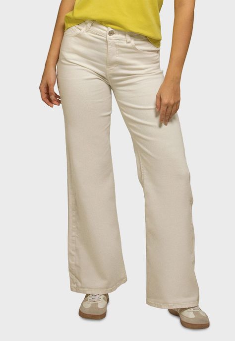 Jeans Wide Leg Mujer Esprit 671G010-0