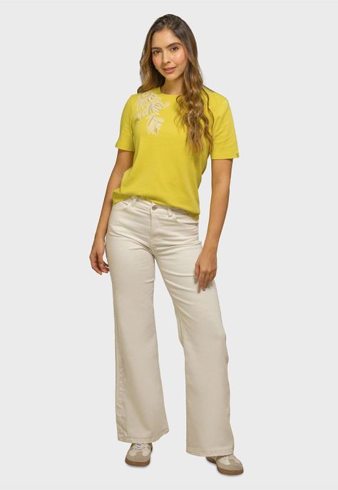 Jeans Wide Leg Mujer Esprit 671G010-3
