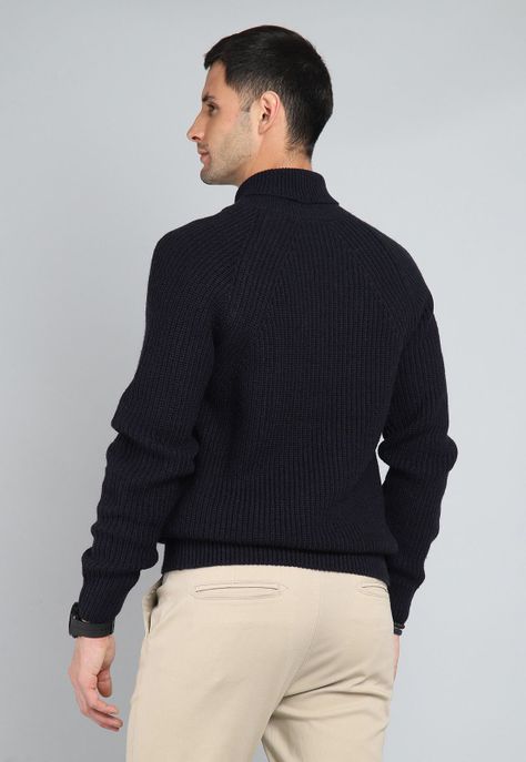 Sweater Cuello Smoking Guy Laroche GLBII47AZ-1