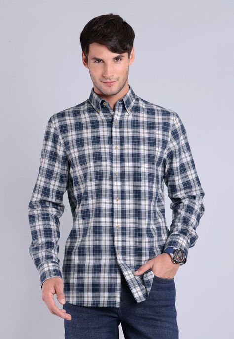 Camisa Escocesa Guy Laroche GLAIF12NB-0