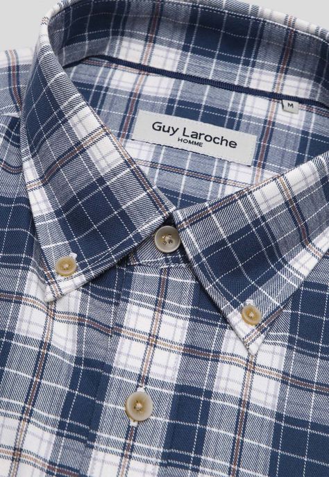 Camisa Escocesa Guy Laroche GLAIF12NB-4