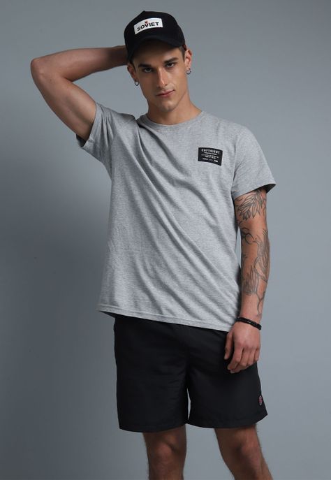 Polera Manga Corta Hombre Soviet-1