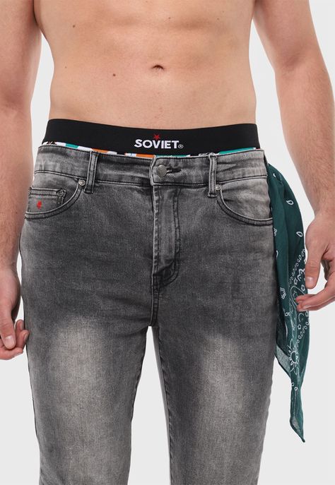 Jeans Slim Fit Hombre Soviet-2