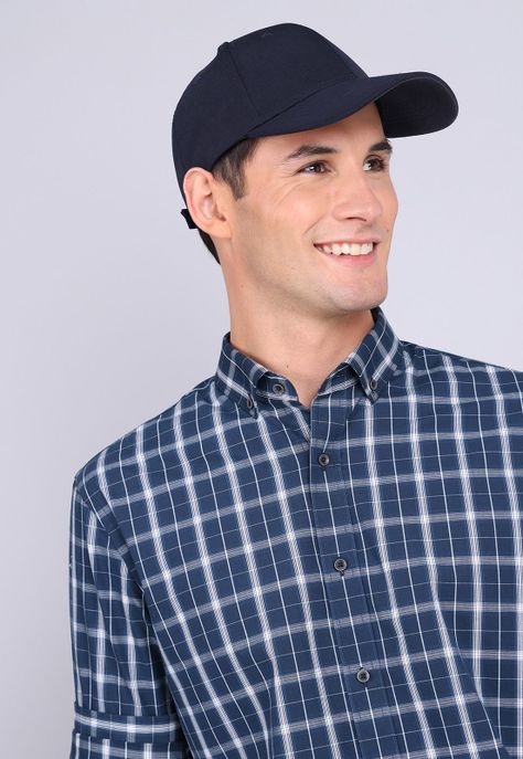 Camisa Cuadros Manga Larga Guy Laroche GLBVF06NB-1