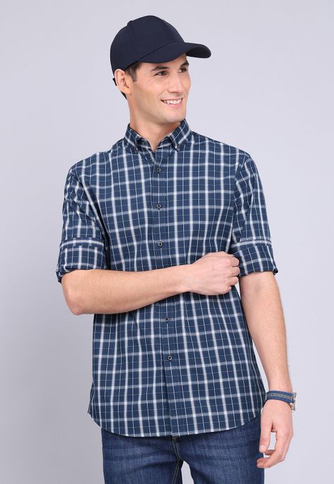 Camisa Cuadros Manga Larga Guy Laroche GLBVF06NB-4