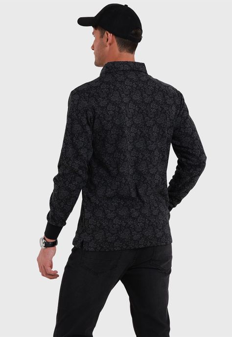 Polera Manga Larga Hombre Guy Laroche-1