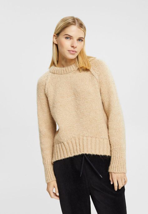 Sweater En Mezcla De Lana Mujer Esprit-0