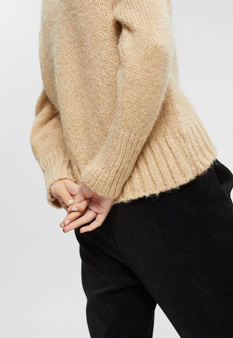 Sweater En Mezcla De Lana Mujer Esprit-2
