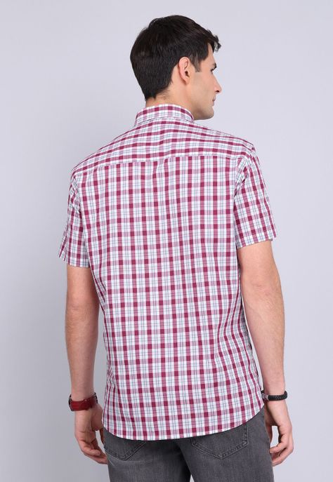 Camisa Cuadros Manga Larga Guy Laroche GLBVF08RO-1