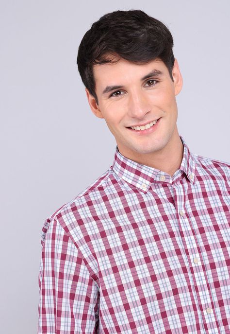 Camisa Cuadros Manga Larga Guy Laroche GLBVF08RO-2