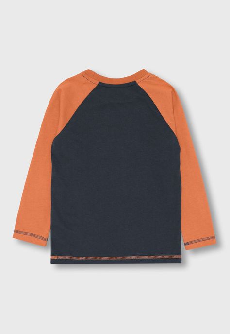 Polera Manga Larga Niño Osito OPOO601NA-1