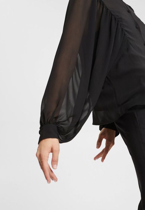 Blusa Amplia De Gasa Mujer Esprit-2