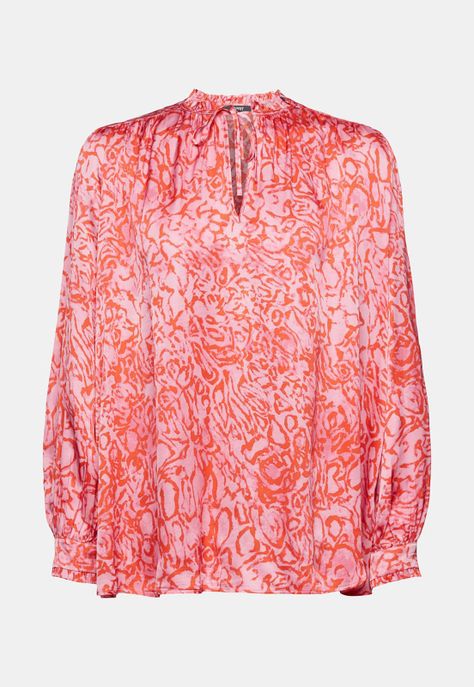 Blusa Con Lazo En Cuello Mujer Esprit-3