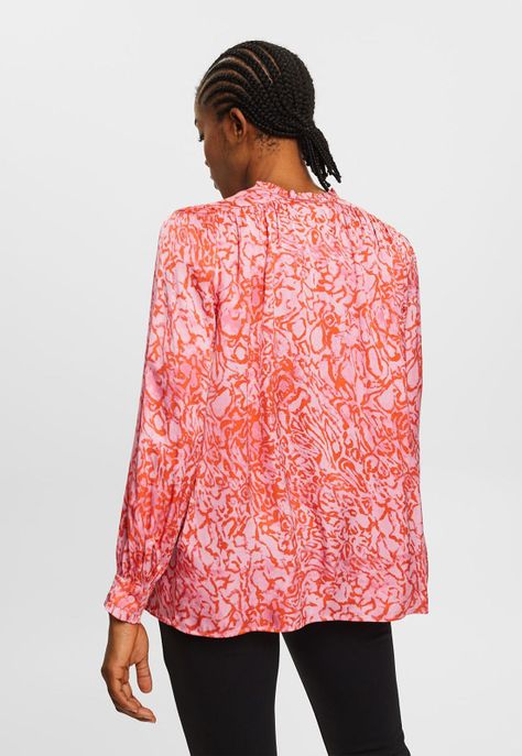 Blusa Con Lazo En Cuello Mujer Esprit-1
