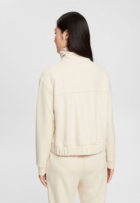 Chaqueta Holgada Con Cuello Mao Mujer Esprit-1