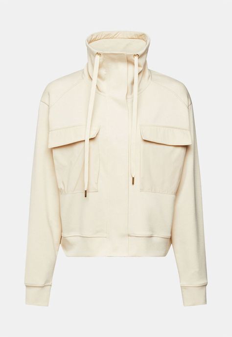 Chaqueta Holgada Con Cuello Mao Mujer Esprit-3
