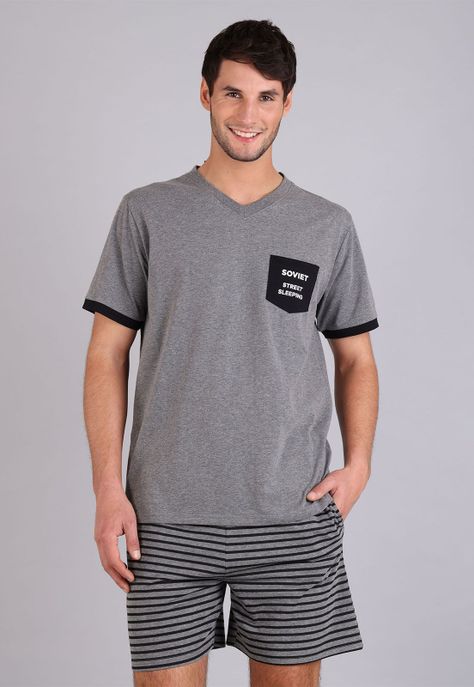 Pijama Corto Hombre Soviet-0