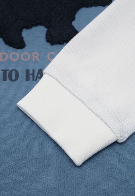 Polera Manga Larga Niño Osito OPOO608AZ-3