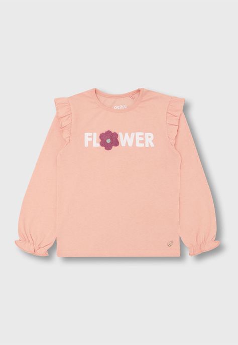 Polera Manga Larga Niña Osito OPOA654NA-0