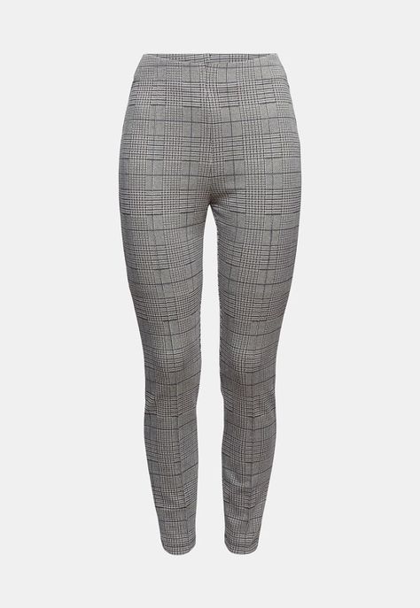 Pantalón Leggings Mujer A Cuadros Esprit-3