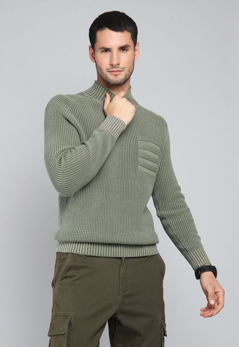 Sweater Texturado Stone Wash Soviet BISHI15OL-0
