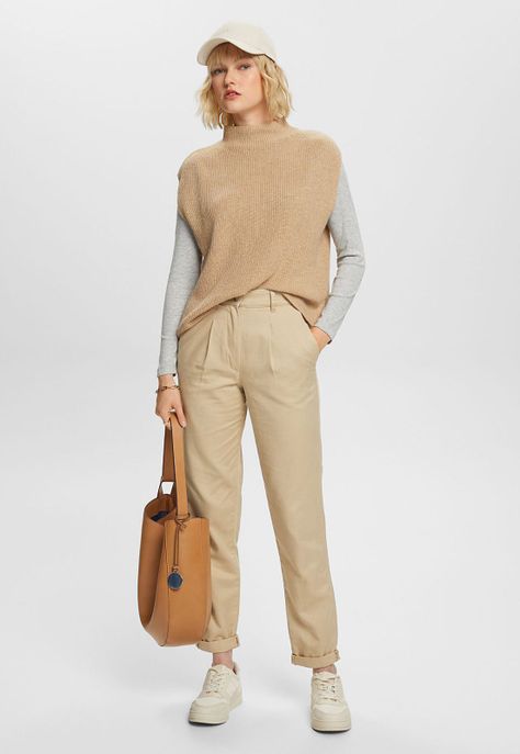 Pantalon Chino Mujer Esprit 073EE1B303-3