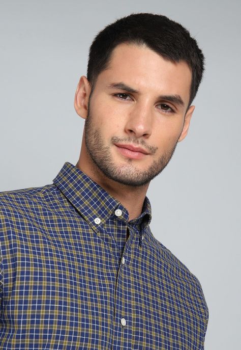 Camisa Cuadros Manga Larga Guy Laroche GLBIF50NB-2