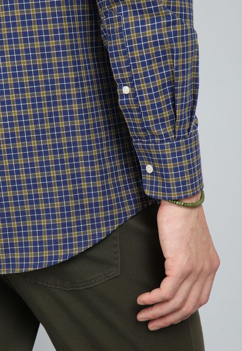 Camisa Cuadros Manga Larga Guy Laroche GLBIF50NB-5