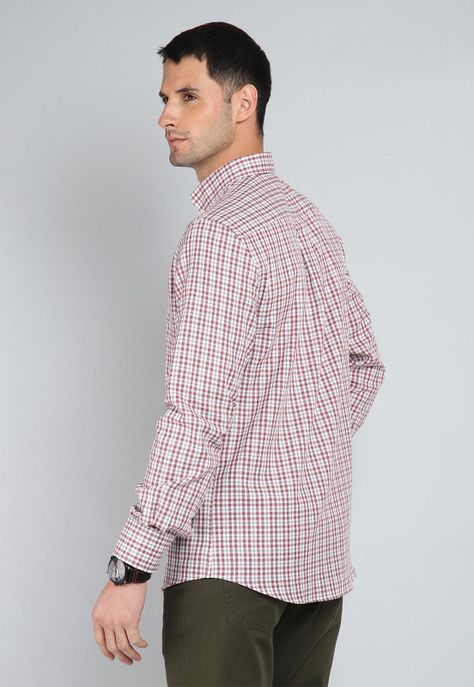 Camisa Cuadros Manga Larga Guy Laroche GLBIF46FU-1