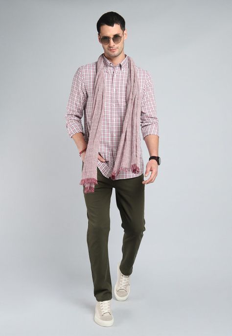 Camisa Cuadros Manga Larga Guy Laroche GLBIF46FU-3